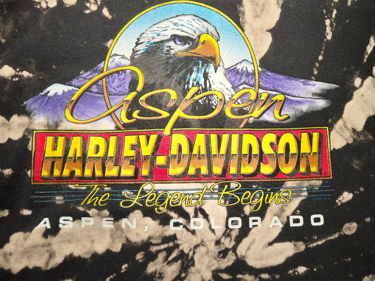 Harley Davidson Half Button T-Shirt